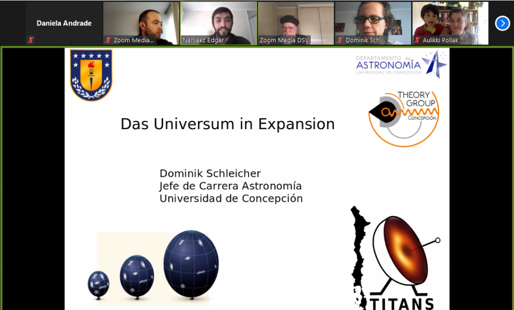 Charla sobre astronomía en alemán con el Dr. Dominik Schleicher